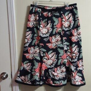 Dolce Floral Beaded Skirt